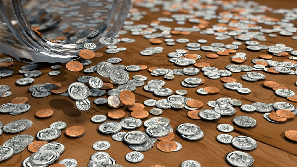 Coin Scatter | ~1week exercise in Houdini | Fall 2012